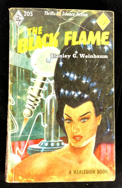 The Black Flame by Stanley G. Weinbaum 1953 Harlequin 205 First Printing