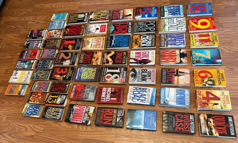 Lot of 59 James Patterson Books ALEX CROSS Ser. Womens Murder Club +More HC & PB gallery