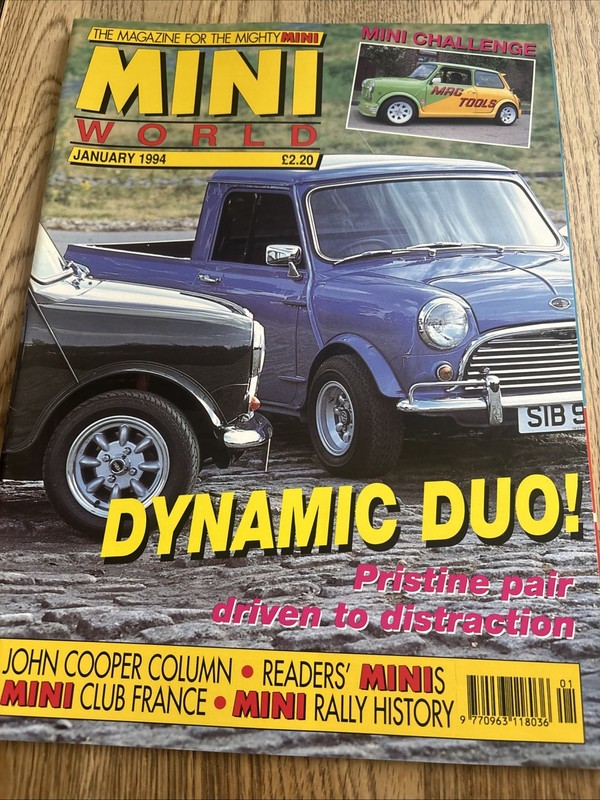 Mini World Magazine January 1994 – John Cooper Column, Mini Rally History