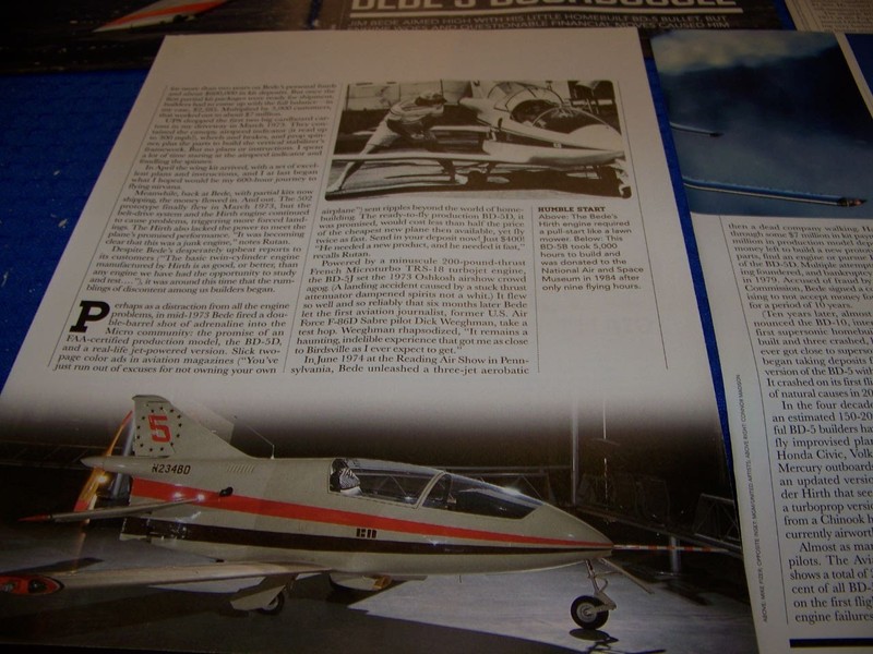 BEDE BD-5G "BEDE'S BOONDOGGLE"...HISTORY/PHOTOS/DETAILS (397QQ) gallery