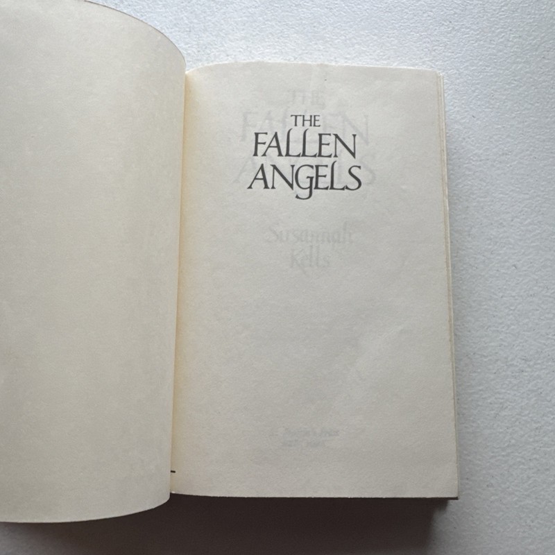 The Fallen Angels by Susannah Kells Vintage 1984 Hardcover Book W/Dust Jacket gallery