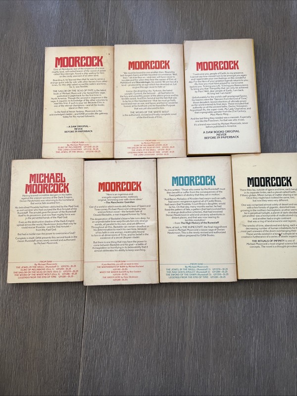 Michael Moorcock PB LOT Of 15: Different Series. Great Condition Most Unread gallery