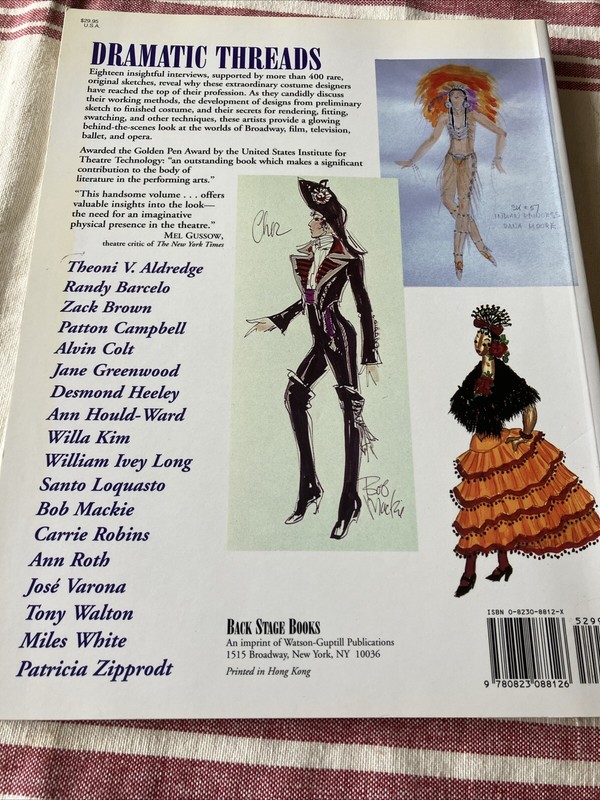 COSTUME DESIGN: TECHNIQUES OF MODERN MASTERS By Lynn Pecktal 1999 Paperback VGC gallery