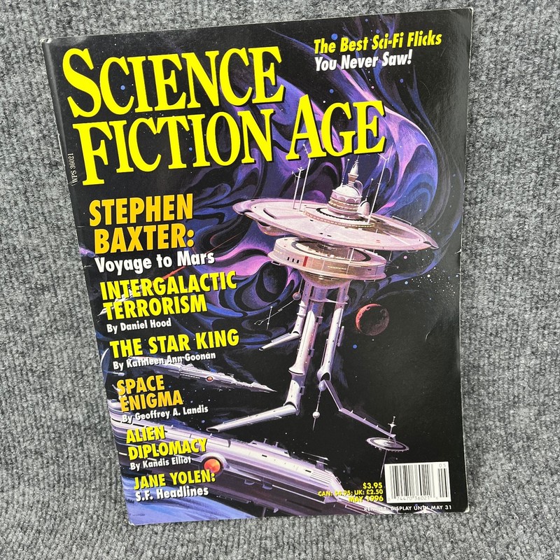 Science Fiction Age Magazine May 1996 Vol 4 #4 Stephen Baxter Sovereign Media