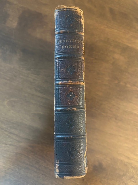 The Poetical Works of Alfred Tennyson Vintage 1871 Illustrated Gold Gilt Leather