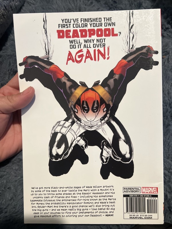 Color Your Own Deadpool Again! - Paperback Woody, Kateri | Camagni | Paren B-442 gallery