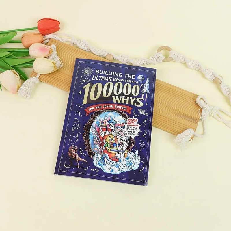 100000 Whys Building the Ultimate Brain Kids Science STEM Cartoon Book English gallery