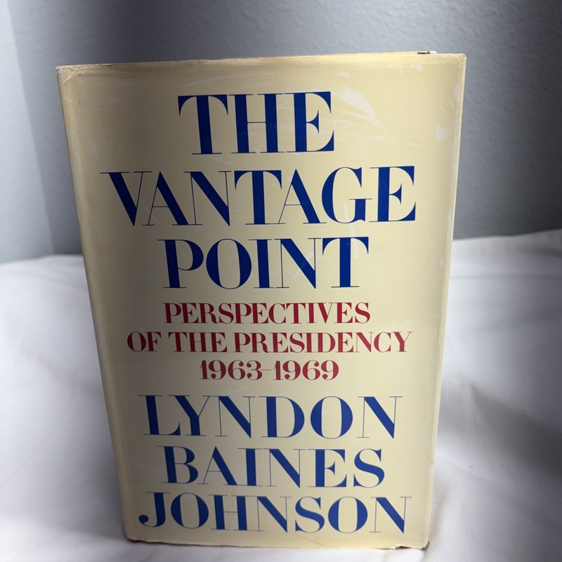 Signed Bookplate The Vantage Point – Lyndon Baines Johnson – Hardcover 1st Ed.