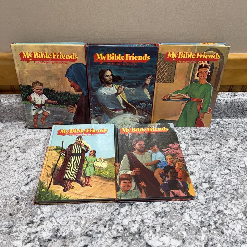My Bible Friends Complete 5 Book Set Series 1-5 Etta B. Degering Review & Herald