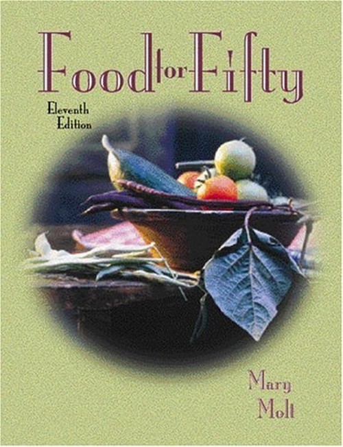 Food for Fifty Hardcover Mary K. Molt