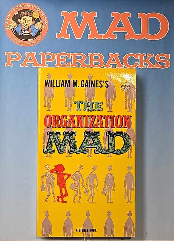 MAD Magazine Paperback Book: #8 THE ORGANIZATION MAD 1960 Signet 15th Print FN