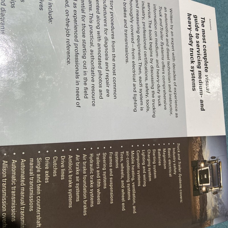 Truck And Trailer Systems by Mike Thomas 2014 Hardcover McGraw-Hill Ships Fast gallery