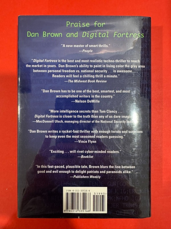 First Revised Edition First Printing Signed Dan Brown Digital Fortress gallery