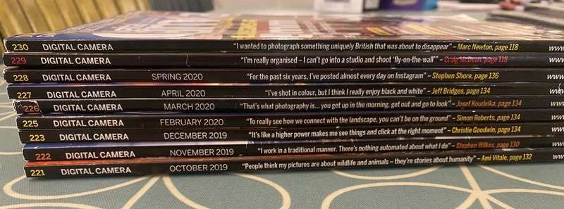 9x Digital Camera Magazines bundle job lot photo photography winter shooting gallery
