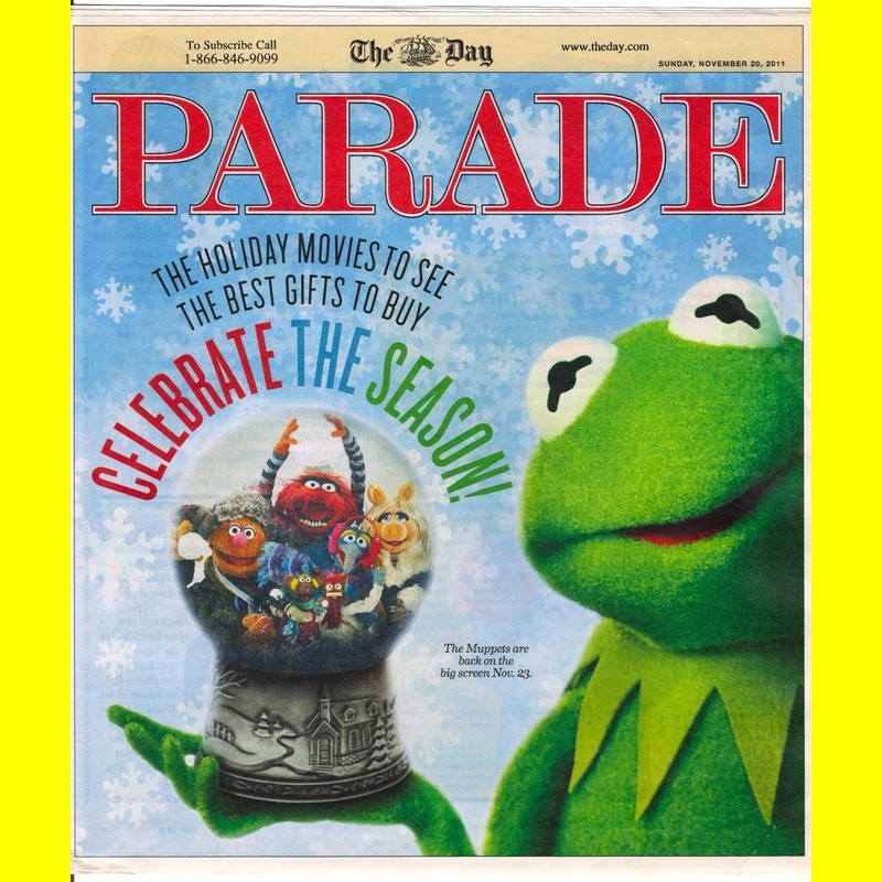 MUPPETS Kermit Parade Magazine 2011 Newspaper insert kids cartoons {BONUS}