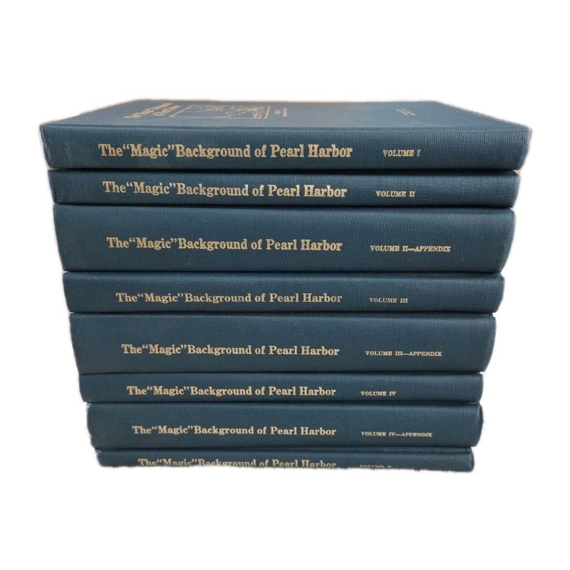 The Magic Background Of Pearl Harbor: Complete Set, 8 Vols., DoD, 1977, HC