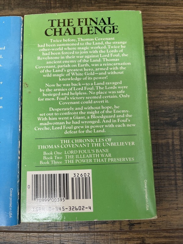 The Chronicles of Thomas Covenant The Unbeliever Books 1-3 Box Set 1977 Print gallery