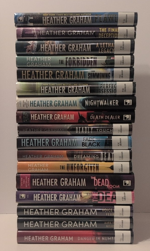 Heather Graham Lot of 17 Hardcover Paranormal Romance KREWE OF HUNTERS Harrison