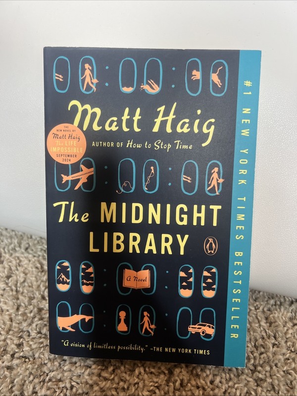 The Midnight Library by Matt Haig (Paperback, 2020) Like New