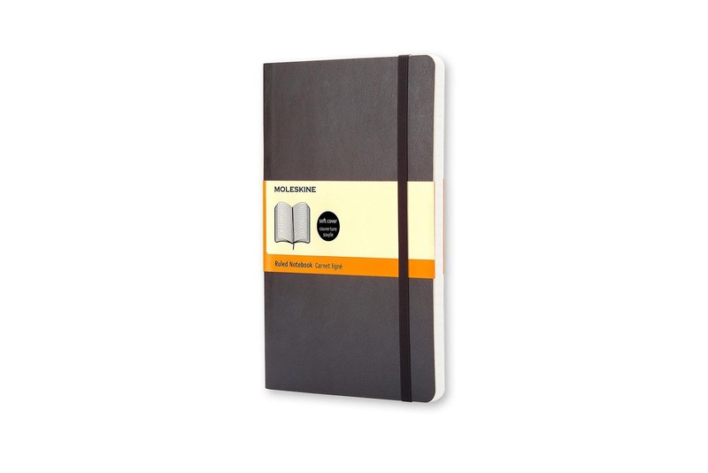 Classic Notebook, Soft Cover, Pocket (3.5″ x 5.5″) Ruled/Lined, Black, 192 Pages