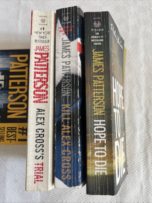 Alex Cross Lot Of 6 Paperbacks By James Patterson Thrillers Suspense Mystery gallery
