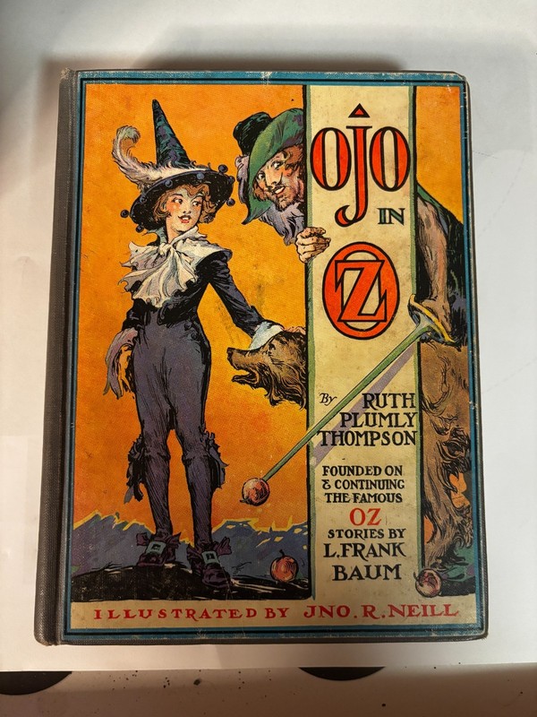 1933 OJO IN OZ Ruth Plumly Thompson 1st Ed 12 Color Plates John Neill VG