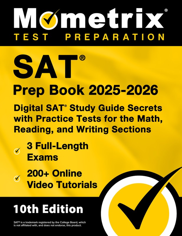 SAT Prep Book 2025-2026 – Digital SAT Study Guide Secrets [10th Edition]