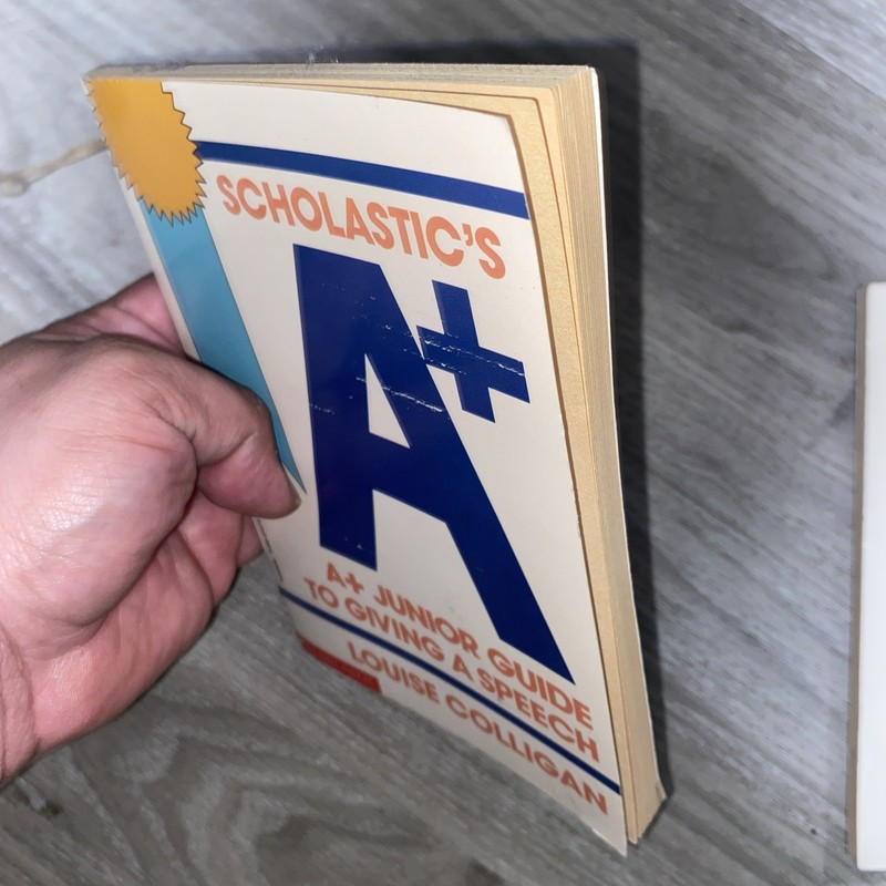 The A-Plus Junior Guide to Giving a Speech - Louise Colligan (1989, Paperback) gallery