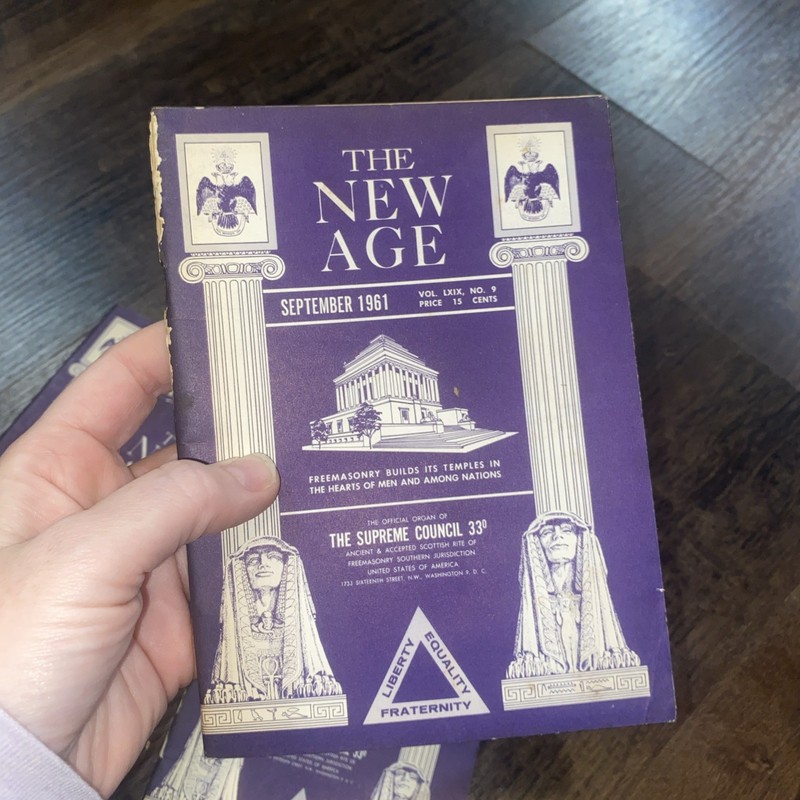 The New Age Magazine Lot Vintage Supreme Council 33 Freemason Masonry Magazine gallery