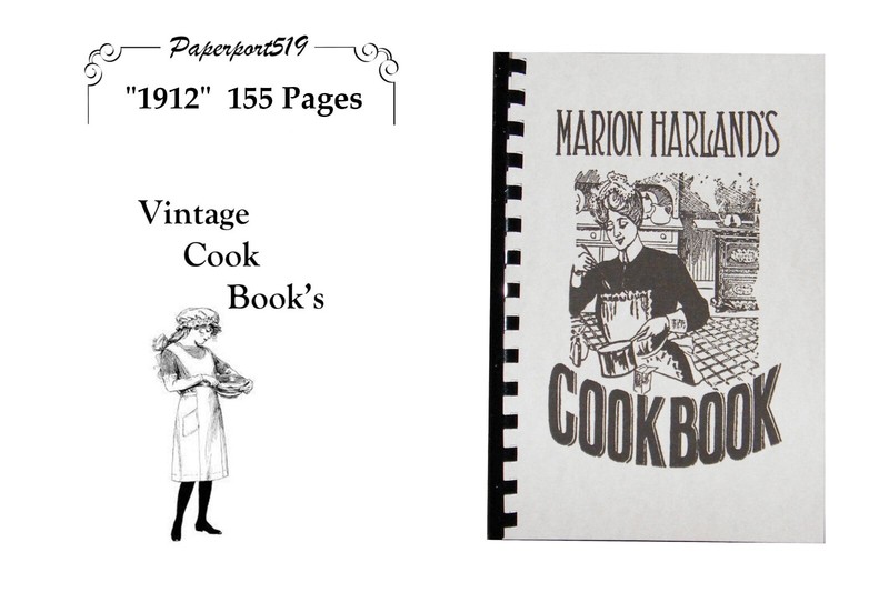 Marlon Harland’s Cookbook «1912» 155 Pages