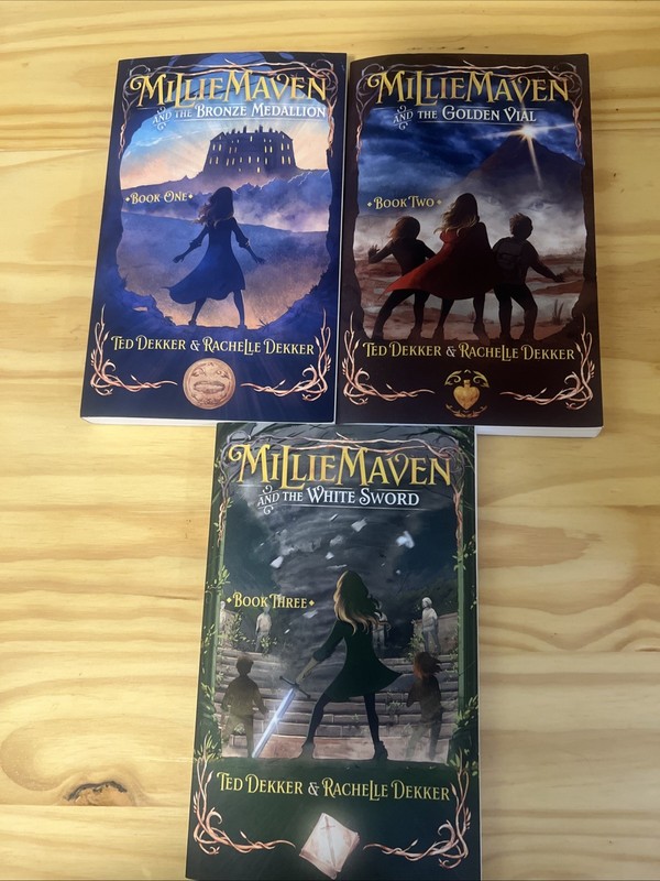 MILLIE MAVEN Trilogy Series Books 1-3 Ted & Rachelle Dekker Paperback like new