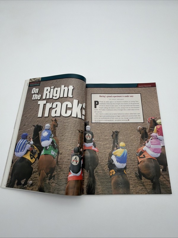 The Blood-Horse Magazine December 8, 2007 / Synthetic Surfaces gallery
