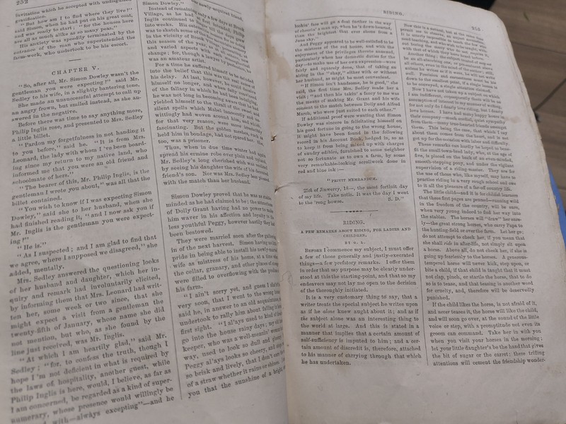 Godeys Lady Book 44 Pages 1 Page Tore Off 1862 gallery