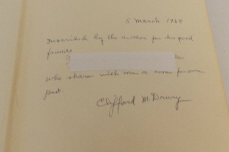 William Anderson Scott No Ordinary Man by Clifford Merrill Drury Signed Copy gallery