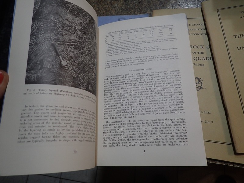 The BEDROCK GEOLOGY OF the Waterbury QUADRANGLE & Map - Connecticut 1967 gallery