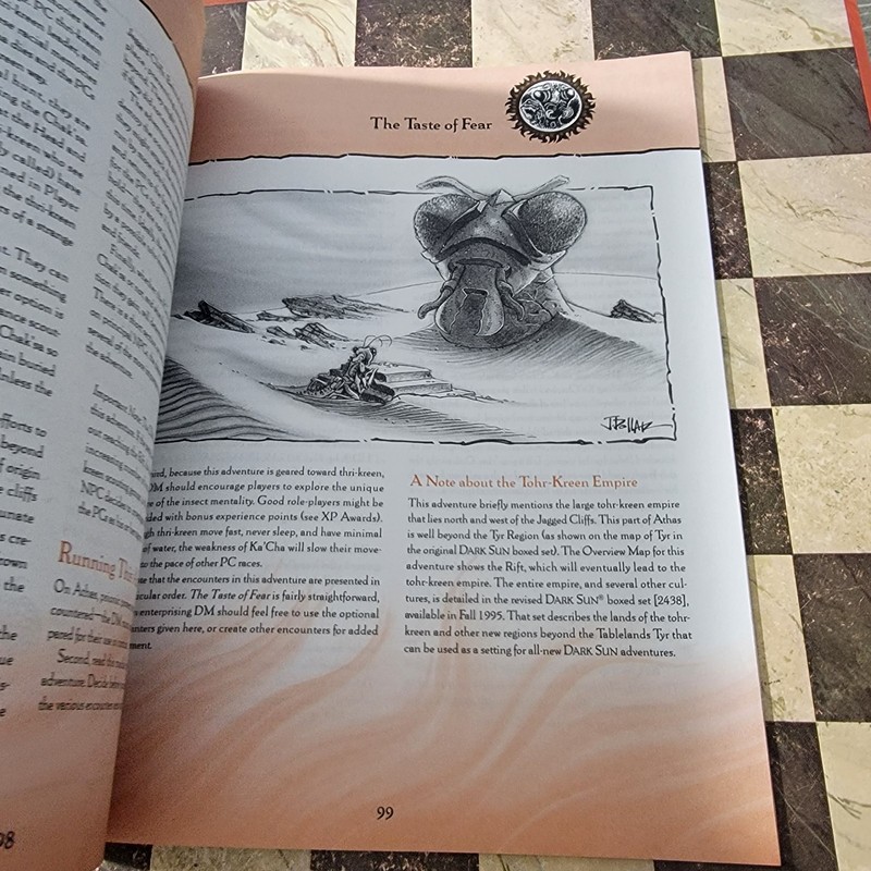 Thri-Kreen of Athas by TSR Inc. Staff (1995, Trade Paperback) gallery