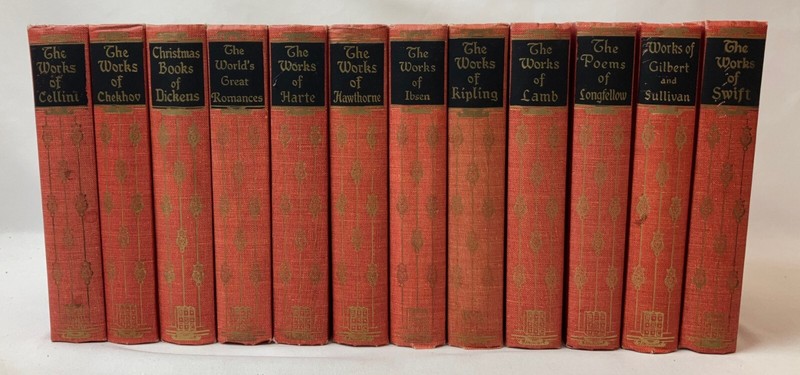 LOT OF 12 BOOKS Blacks Readers Service Classic Works Red HCs – Dickens Chekhov+