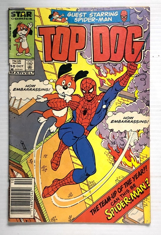 TOP DOG #10 Feat. Spider-Man (1986) Marvel Comics