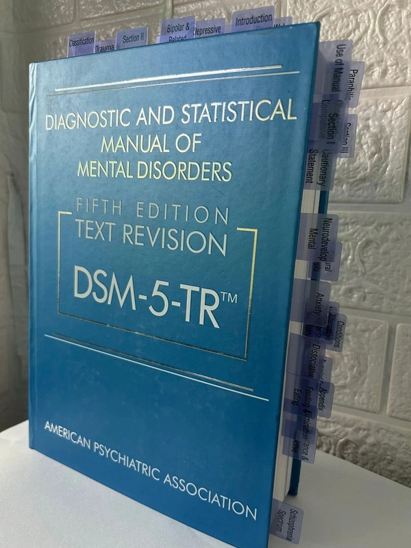 Diagnostic Statistical Manual Of Mental Disorders DSM-5 TR Hardcover Pre Tabbed