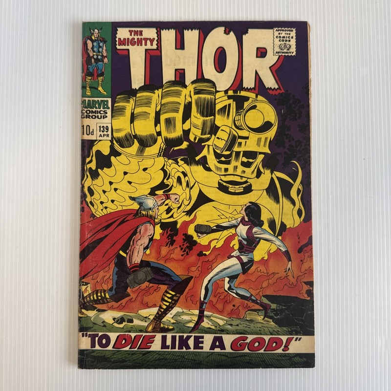 The Mighty Thor #139 1967 VG Pence Copy