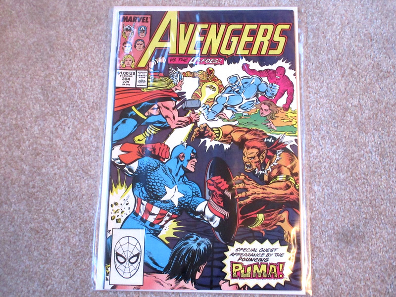 The Avengers # 304 Marvel Comics 1989 ,B&B FN+, (Hulk, Captain America, Thor)