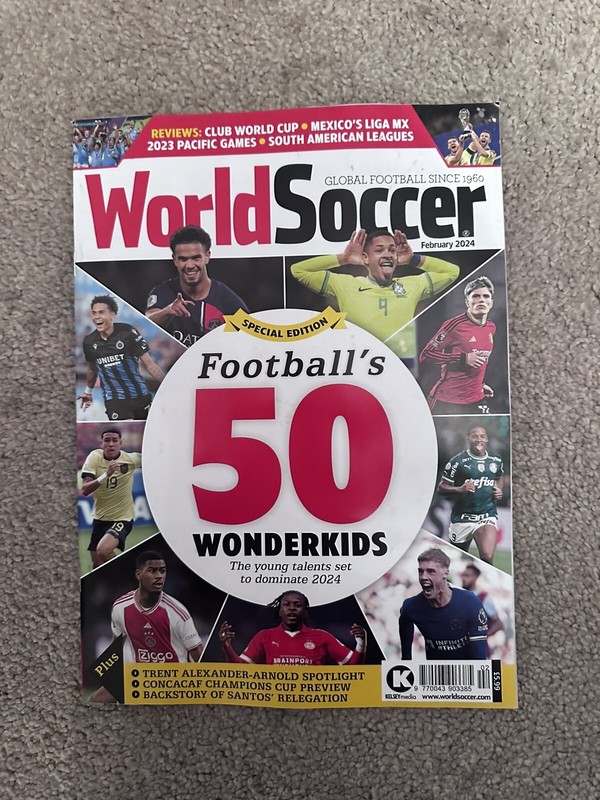 World Soccer UK Magazine February 2024 24 50 Wonderkids