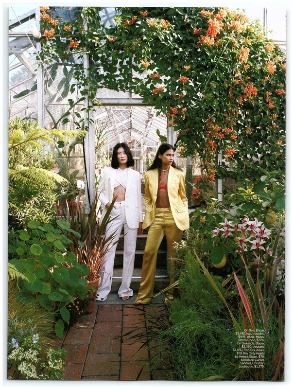 Nuri Son & Stephanie Quezada Adris Etro Araks Bra magazine CLIPPING photo