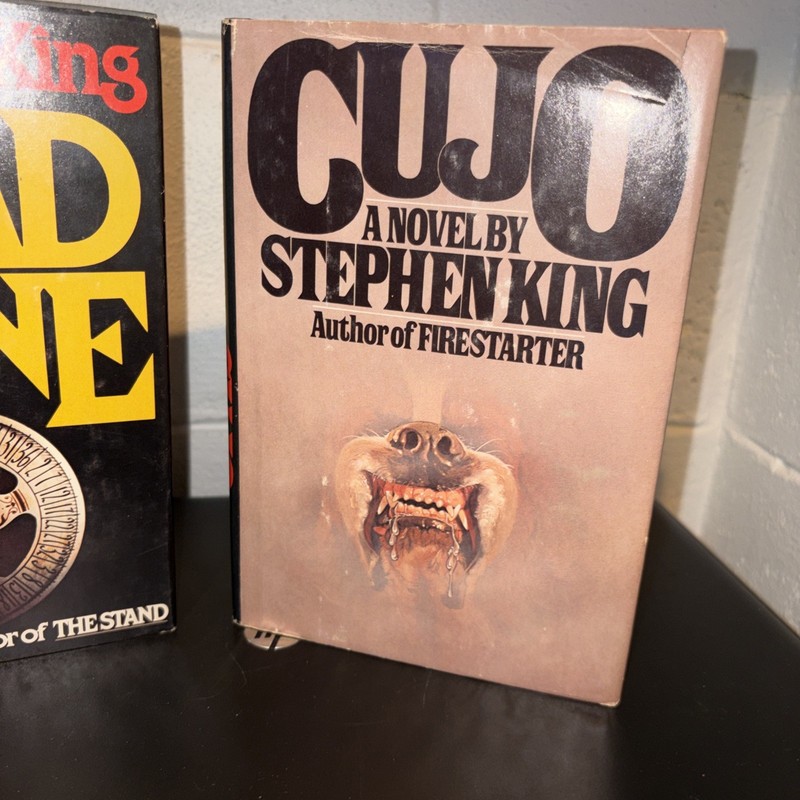 Stephen King Cujo 81 Hardcover Book Club Edition And The Dead Zone Book Club Ed. gallery