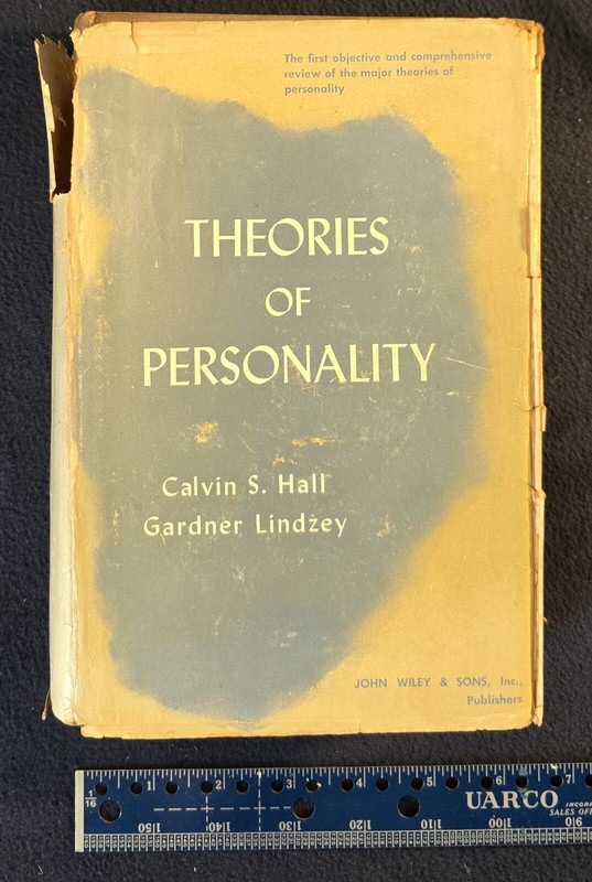 Theories of Personality – Calvin S. Hall – John Wiley & Sons – Vintage 1957 HC