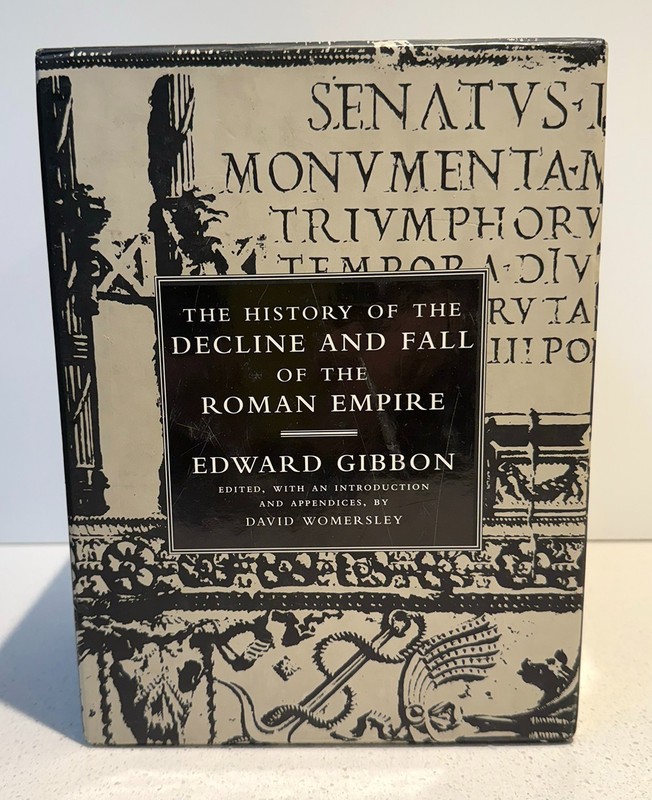 HISTORY OF DECLINE AND FALL OF ROMAN EMPIRE, Edward Gibbon =XLNT BOOK SET of 3=