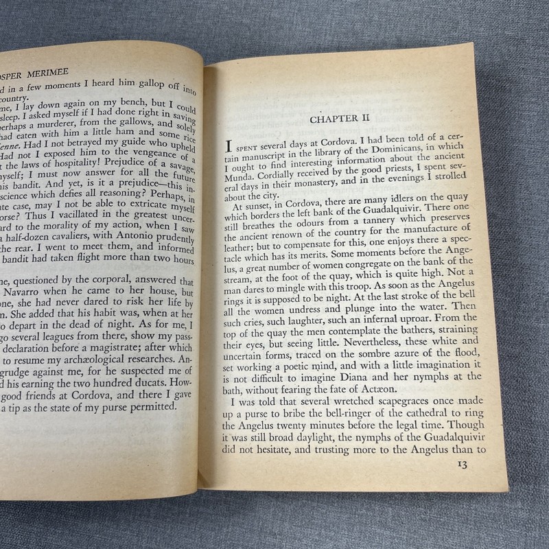The Loves of Carmen by Prosper Merimee 1948 Vintage Paperback Book gallery