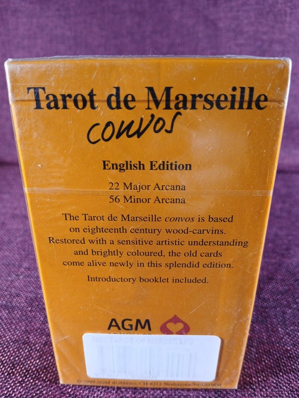 Tarot De Marseilles Convos by Stuart R. Kaplan (AGM) New Sealed gallery