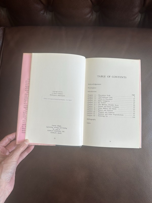 VTG China Half Figures Called Pincushion Dolls Frieda Marion Hardcover Book 1974 gallery