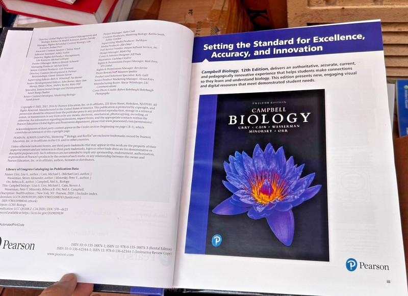 Campbell Biology - Hardcover, by Urry - Good / Free Shipping gallery